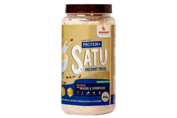 Poshilo's Protein+ Satu 800 gm (Local Sattu)